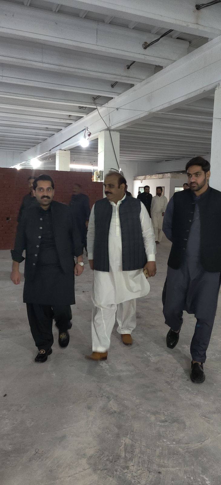 Facility walkthrough with delegation