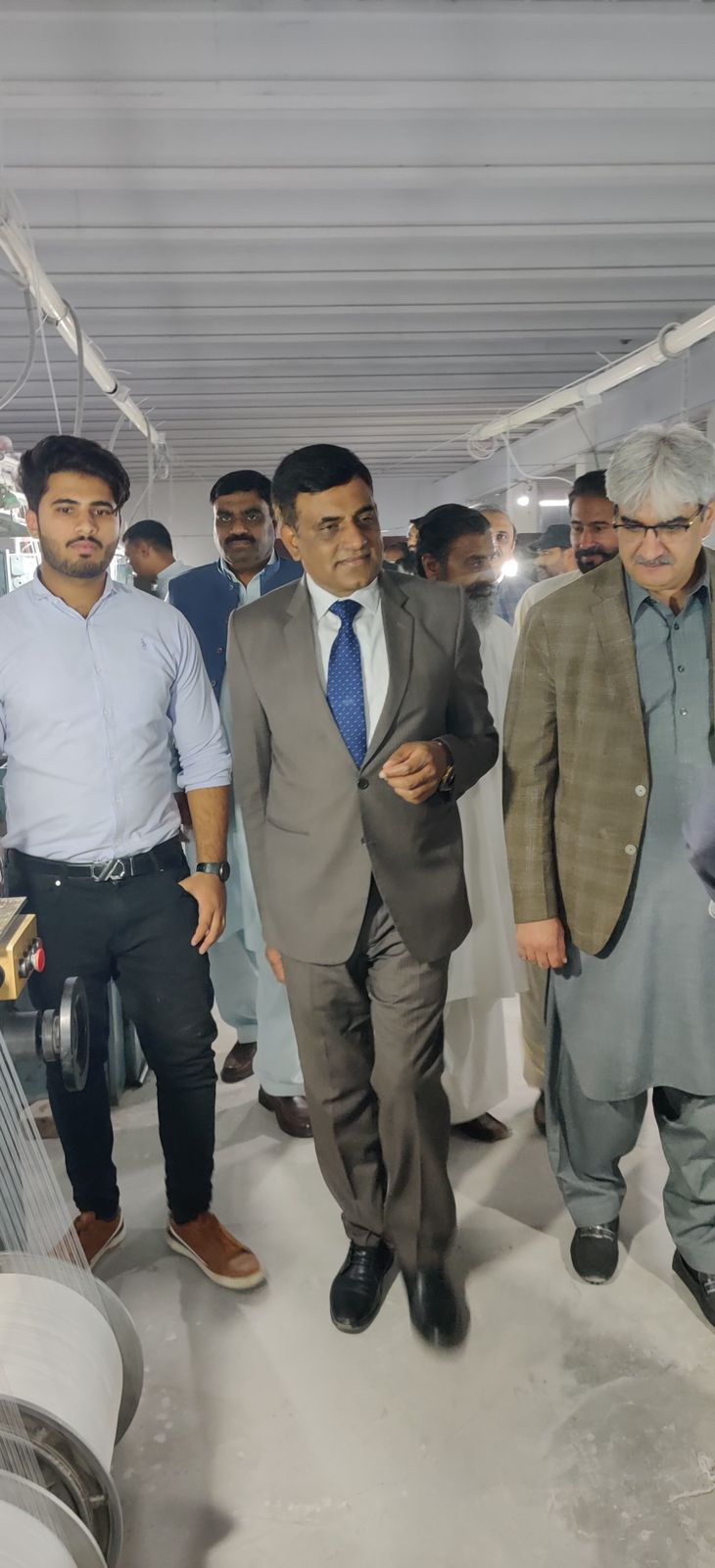 Government delegation visit to factory